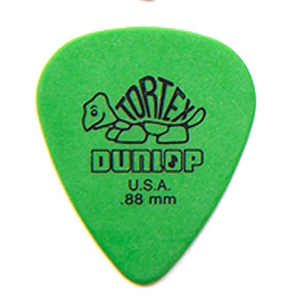 Green Guitar Pick