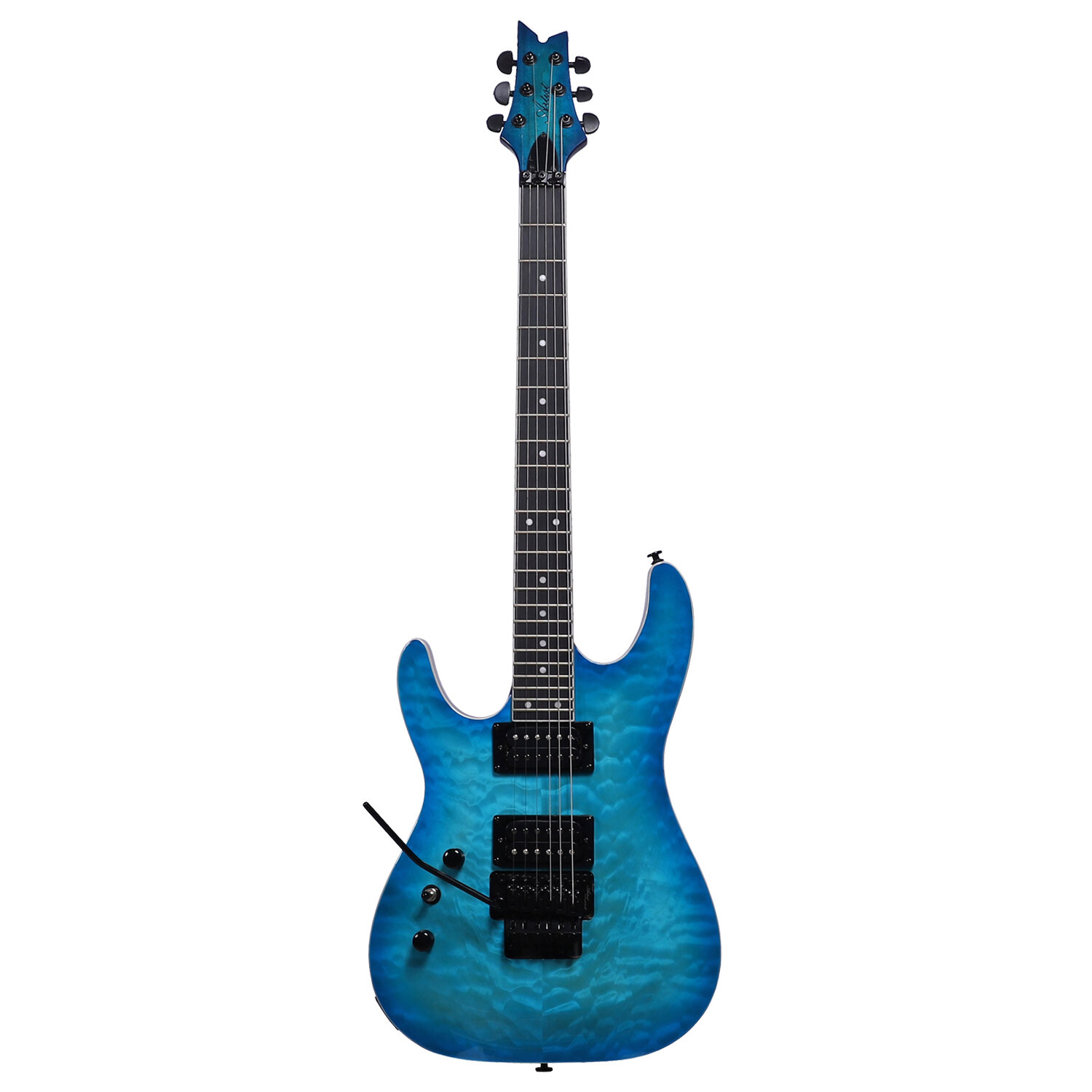 Artist Gnosis6FR Blue Cloud Left Handed Electric Guitar w/ Floyd ...